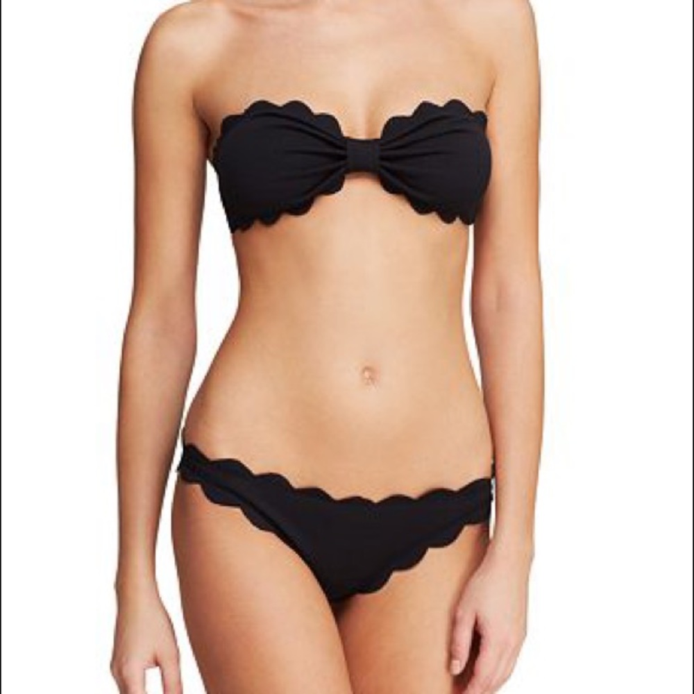 Marysia Swim Antibes Scallop Bikini Top & Antibes Scallop Bikini Bottom